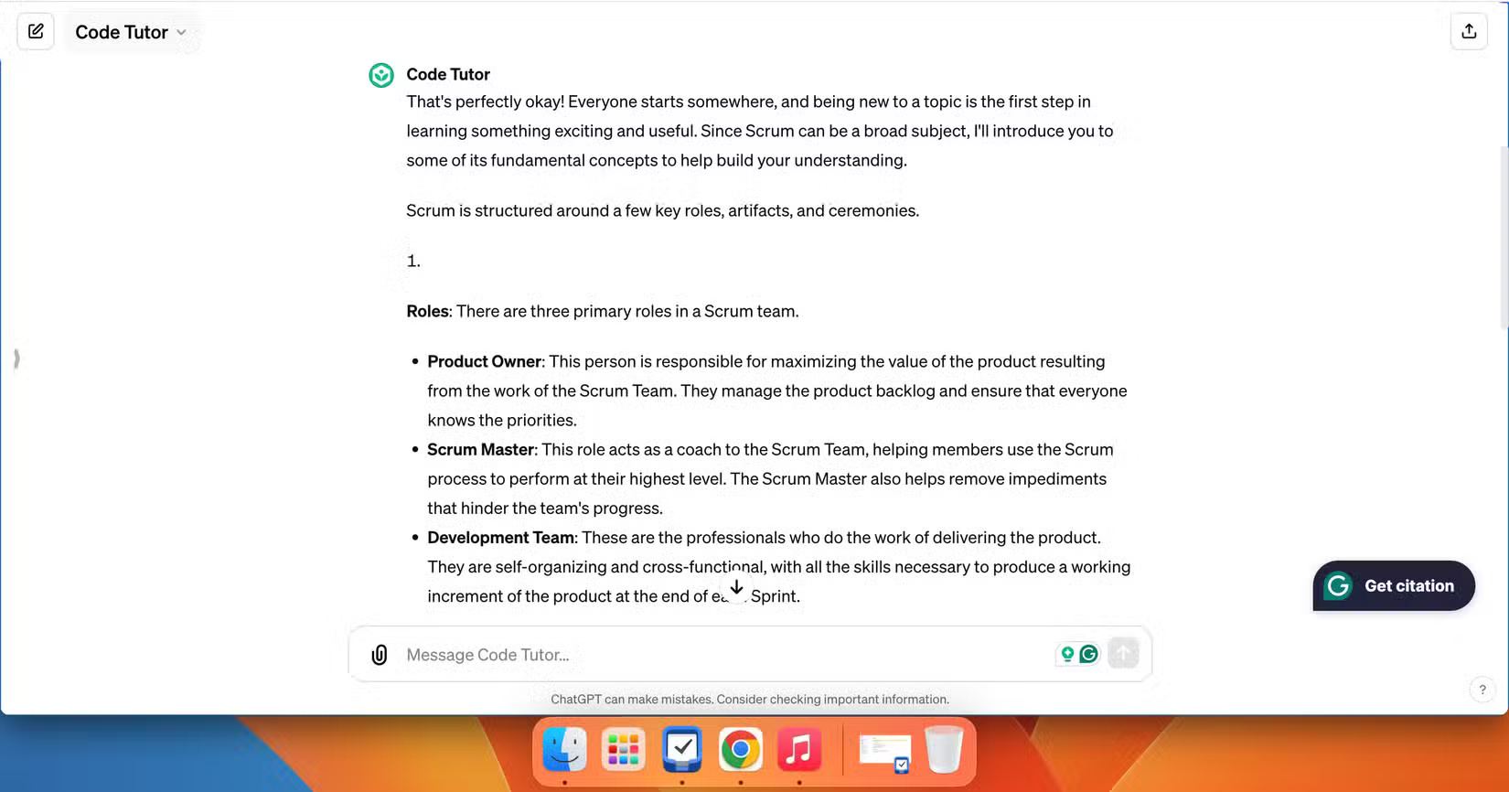 GPT tùy chỉnh của Code Tutor