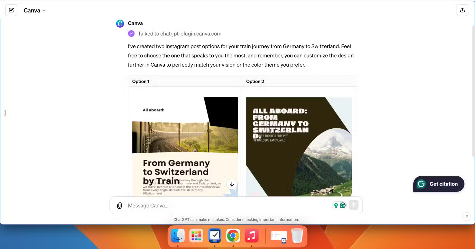 GPT tùy chỉnh của Canva