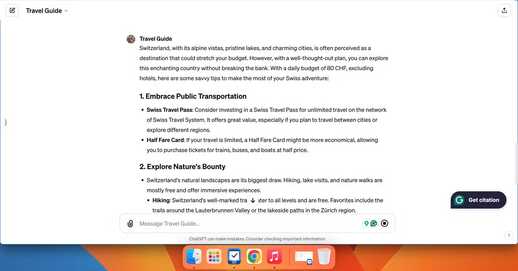 Mẹo du lịch tiết kiệm do Travel Guide Custom GPT cung cấp