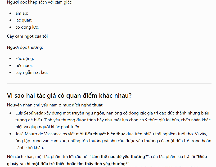 Điểm tương đồng và khác biệt