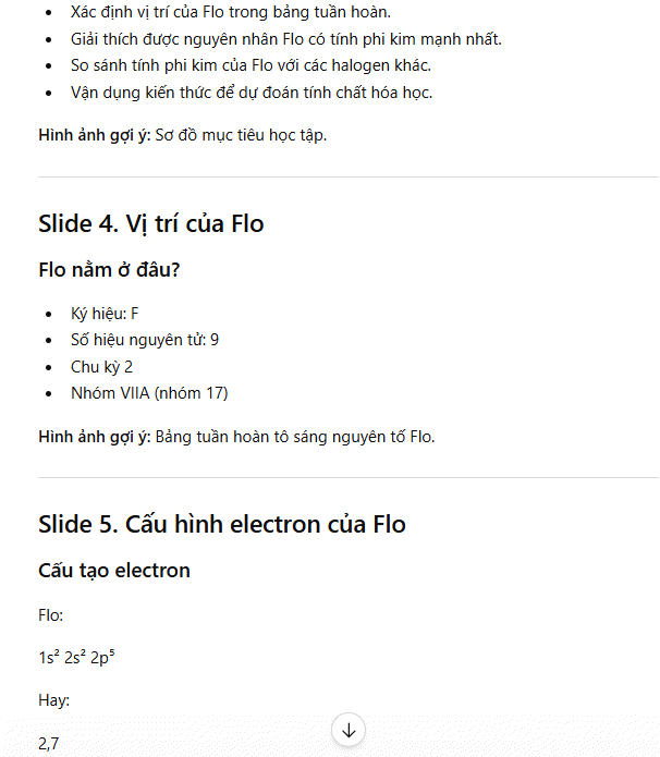 Thiết kế slide môn Hóa