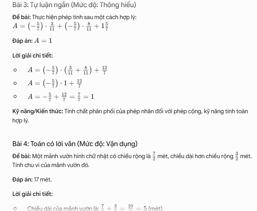Prompt Tạo bài tập đa dạng theo một chủ đề