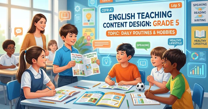  10 prompt thiết kế nội dung giảng dạy môn tiếng Anh 