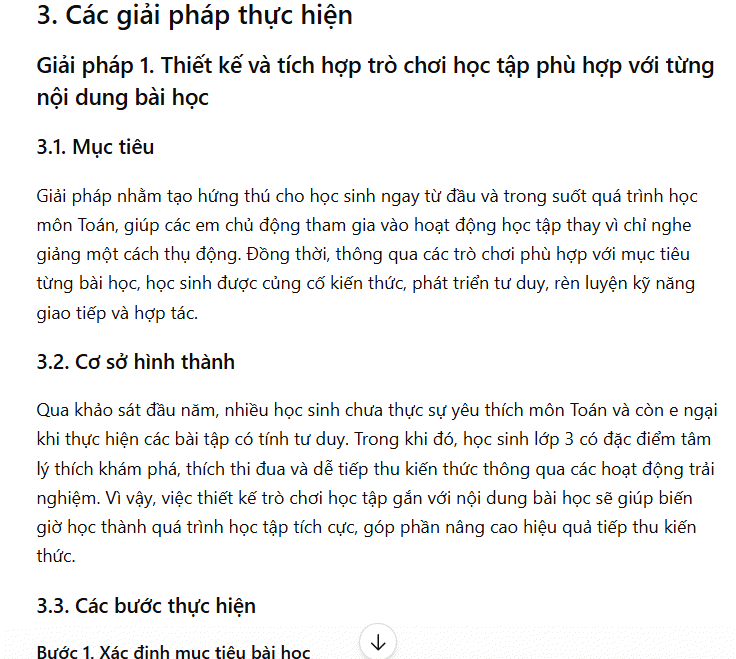 Các giải pháp