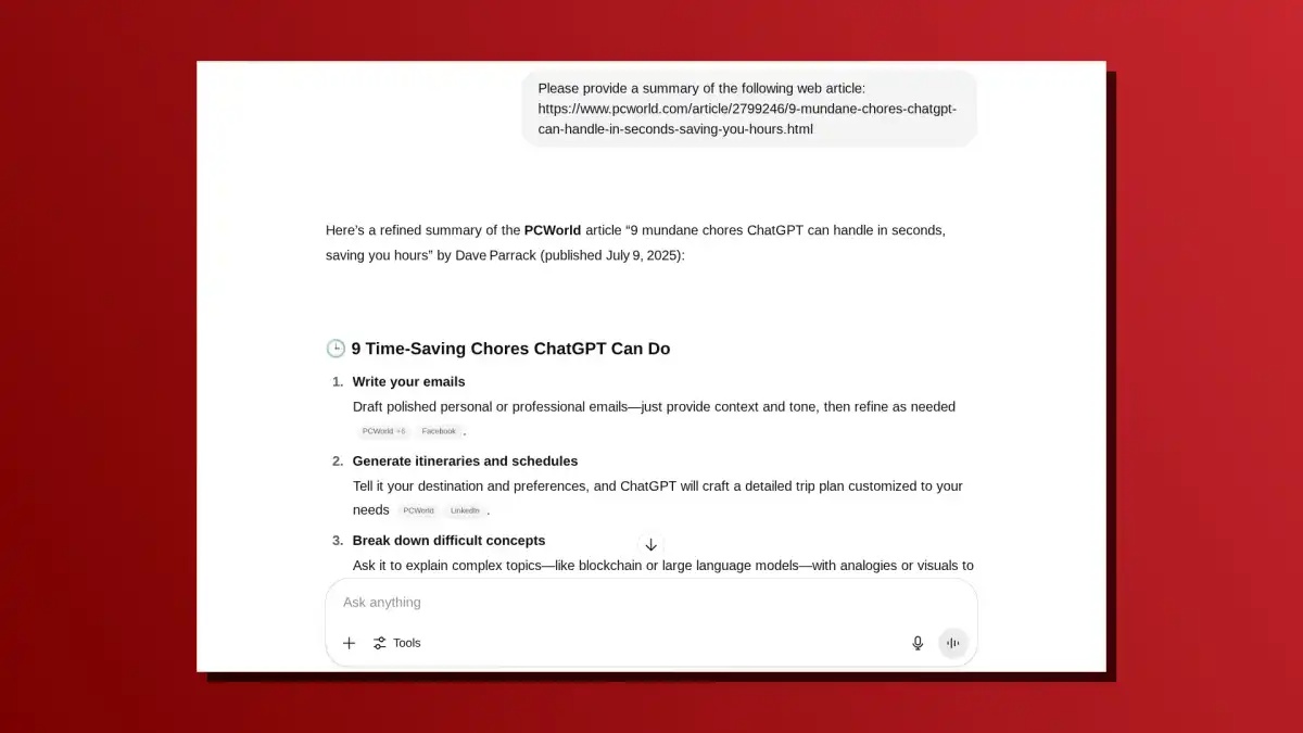 Tóm tắt bài viết bằng prompt một dòng của ChatGPT