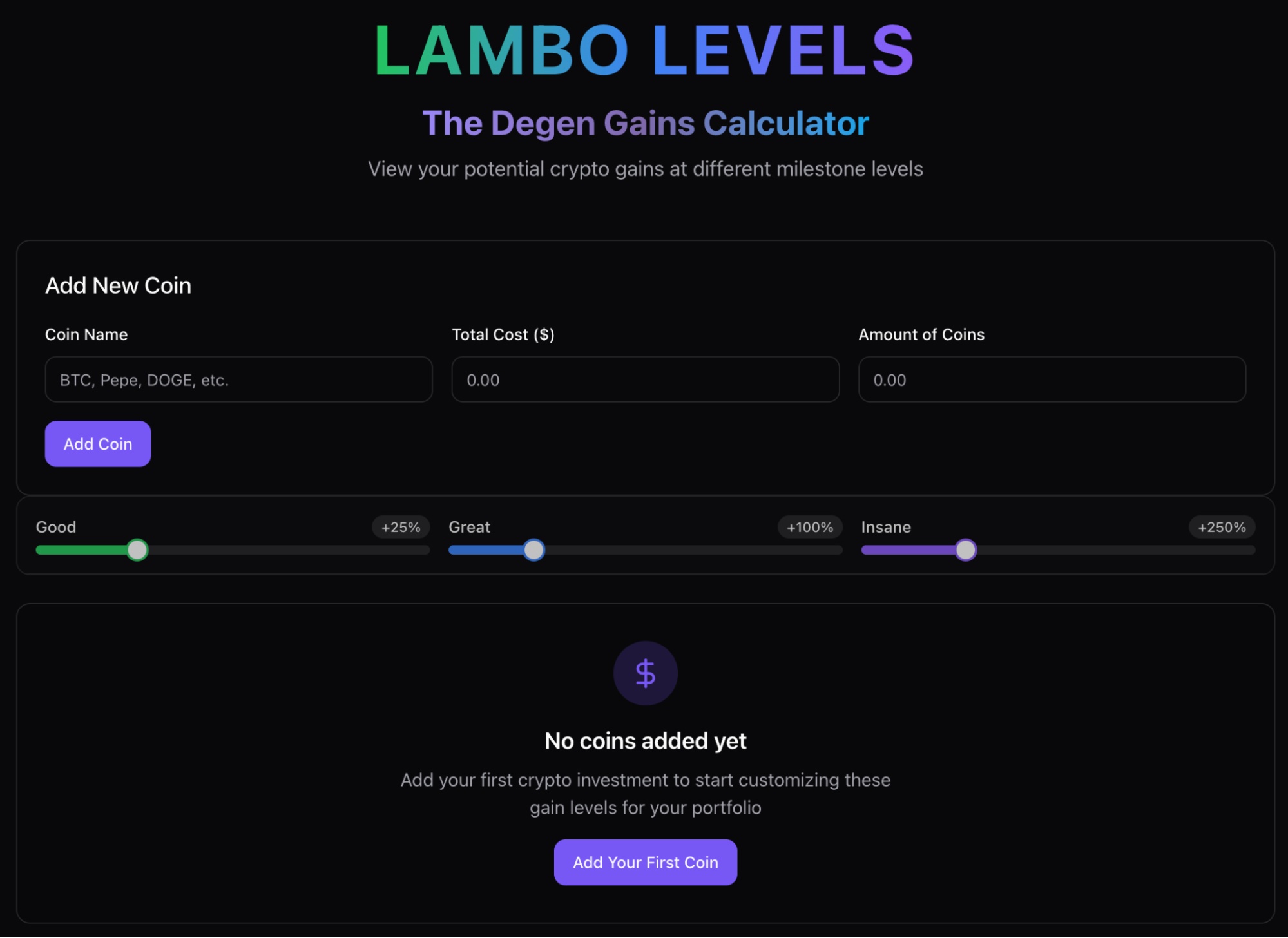 Website Lambo Levels
