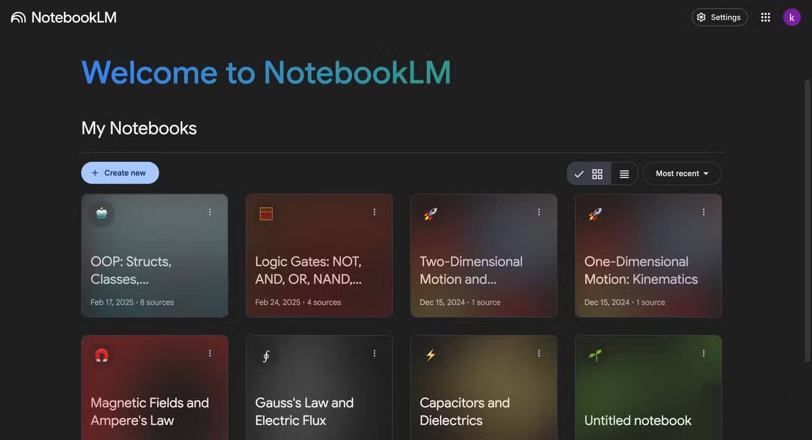 Notebook NotebookLM