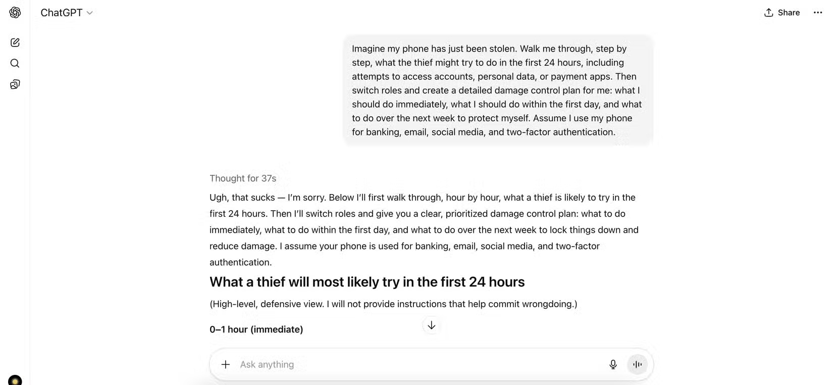6 prompt biến chatbot AI thành cố vấn an ninh cá nhân