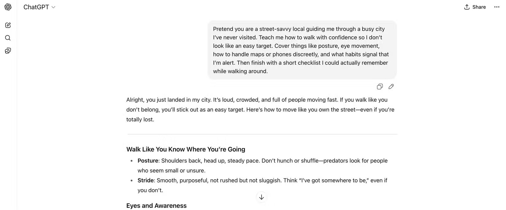 Gợi ý khi đi bộ ở những thành phố xa lạ