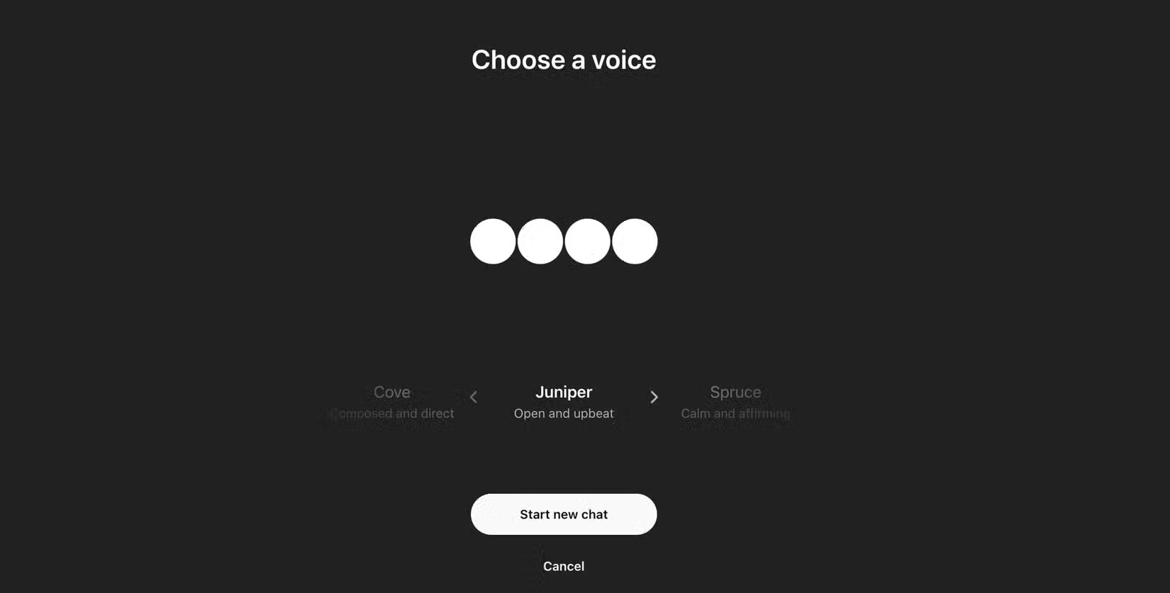 Thay đổi giọng của người nói trong Voice Mode ChatGPT.