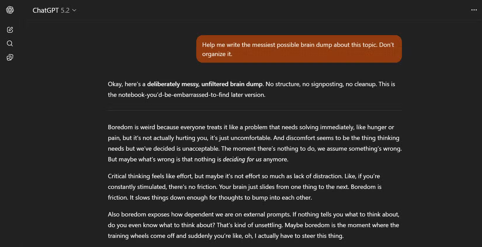 Một bản ghi chép lộn xộn được sử dụng để khởi động lại quá trình viết bị đình trệ