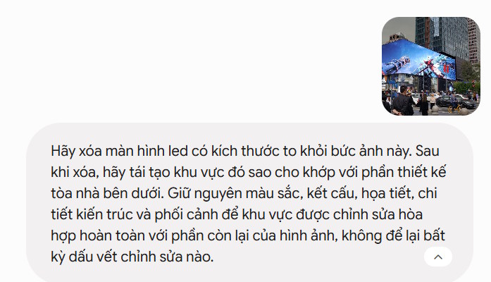 Xóa biển quảng cáo trong ảnh