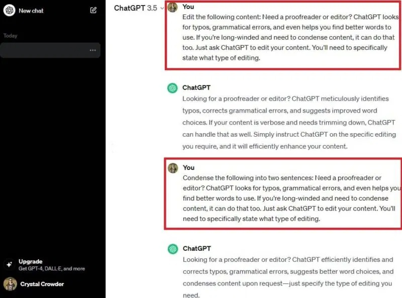 Chỉnh sửa bất kỳ nội dung nào với ChatGPT