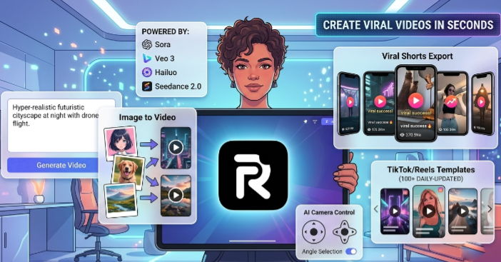  AIReel : AI Video Generator 