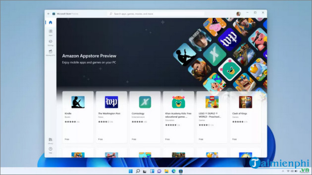 ban cap nhat Windows 11 cai tien taskbar va ho tro android