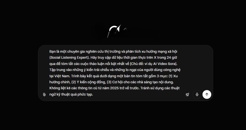 tạo prompt Grok chuyên nghiệp