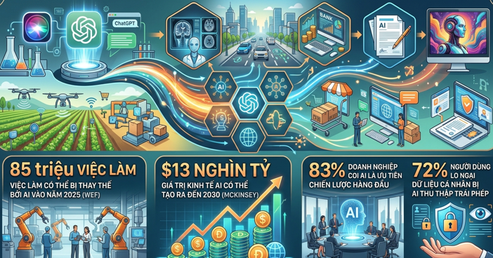  Các rủi ro của Trí tuệ nhân tạo (AI): Phân tích toàn diện trong bối cảnh công nghệ hiện đại 