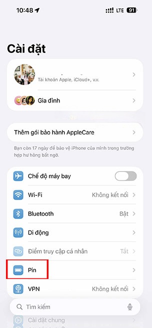  Cách bật Adaptive Power để kéo dài thời lượng pin iPhone trên iOS 26 