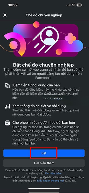 cach bat che do chuyen nghiep tren Facebook 4*466291