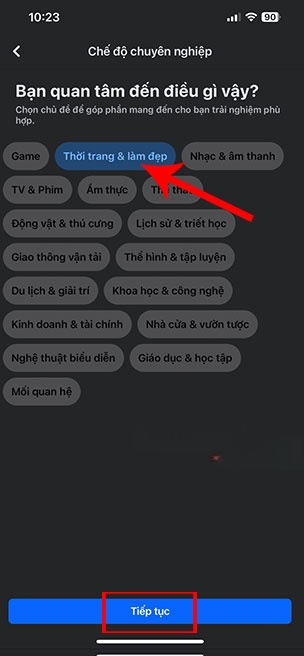 cach bat che do chuyen nghiep tren Facebook 6*466286