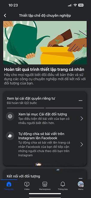 cach bat che do chuyen nghiep tren Facebook 8*466292