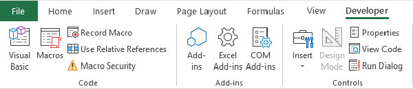  Cách bật tab Developer trong Microsoft Excel 