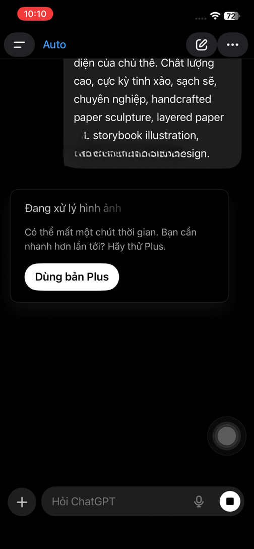 tạo ảnh cắt giấy 3D với AI