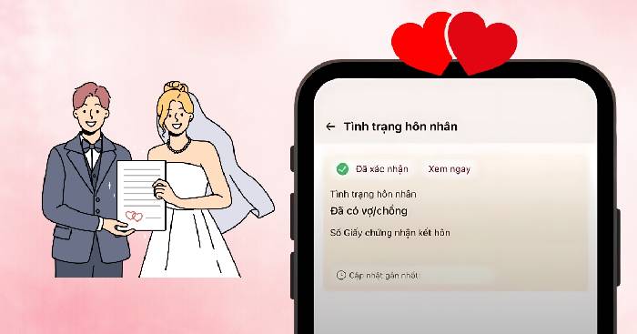  Cách cập nhật tình trạng hôn nhân trên Cổng Dịch vụ công 
