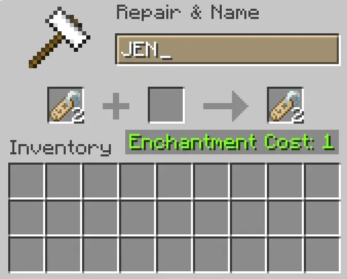 Cách dùng thẻ tên Minecraft