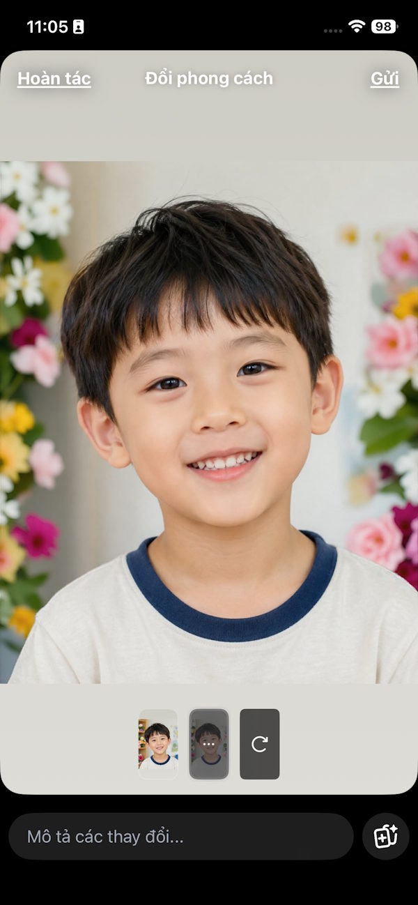Ảnh chỉnh sửa bằng AI
