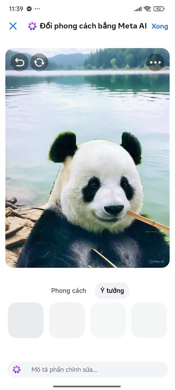 Ảnh mới bằng AI Messenger