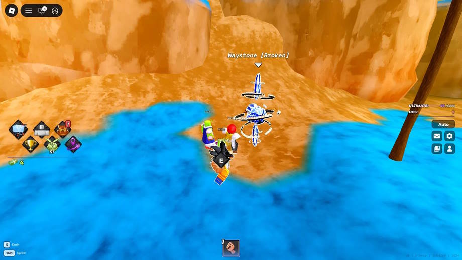 Điều khiển trong Anime Warriors III