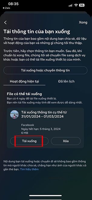 chuyen bai dang tu Facebook sang Zalo 16*460693