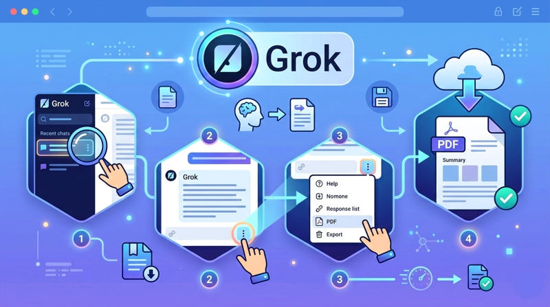 xuất pdf grok