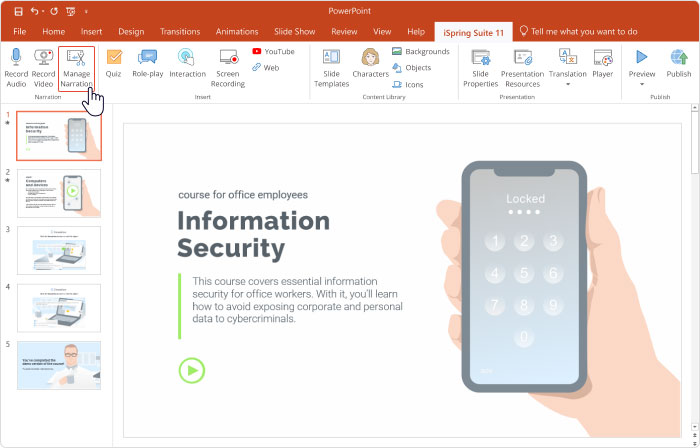  Cách chuyển văn bản thành giọng nói bằng iSpring Suite 