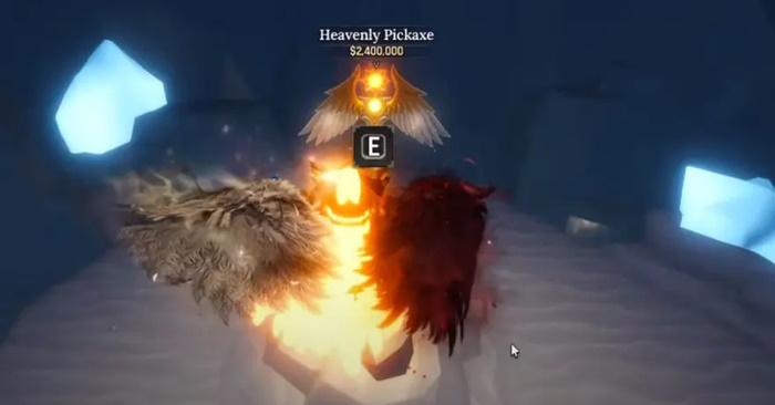  Cách có cuốc Heavenly Pickaxe trong The Forge 