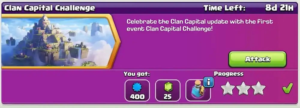 Sự kiện trong game Clash of Clans
