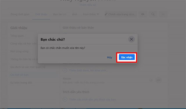Xác nhận