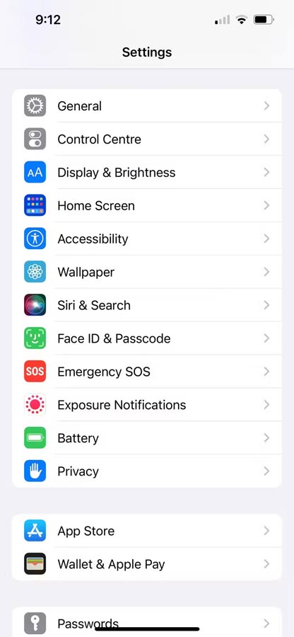 Cài đặt iPhone