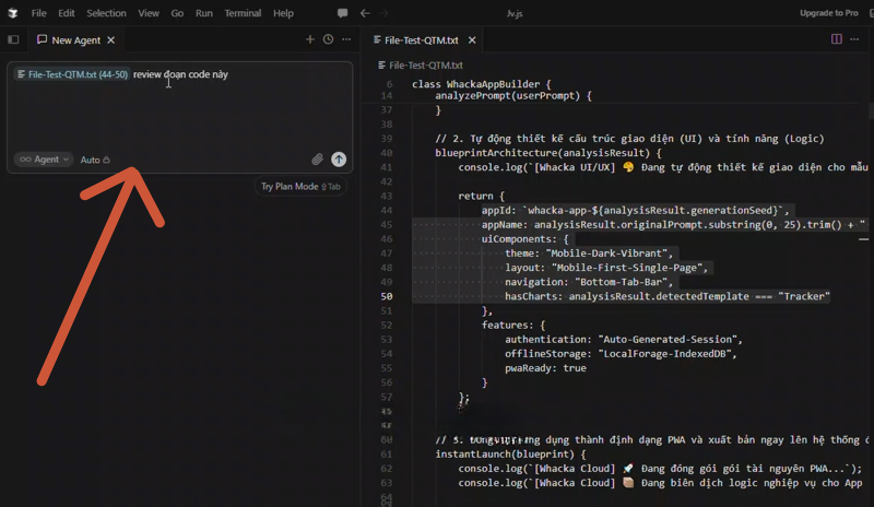 hướng dẫn review code cursor