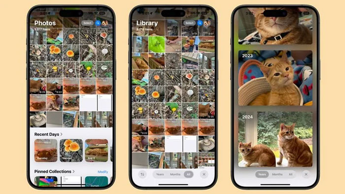  Cách dùng giao diện mới của ứng dụng Ảnh iOS 18 