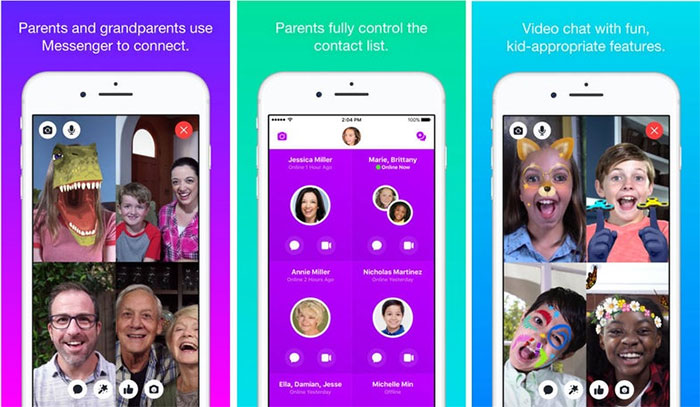 Messenger Kids giúp trẻ kết nối với mọi người một cách tự do và thú vị nhưng dưới sự kiểm soát của cha mẹ.