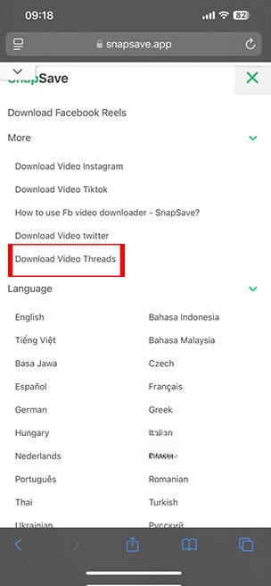 cach dung snapsave de tai video Threads 7*493325