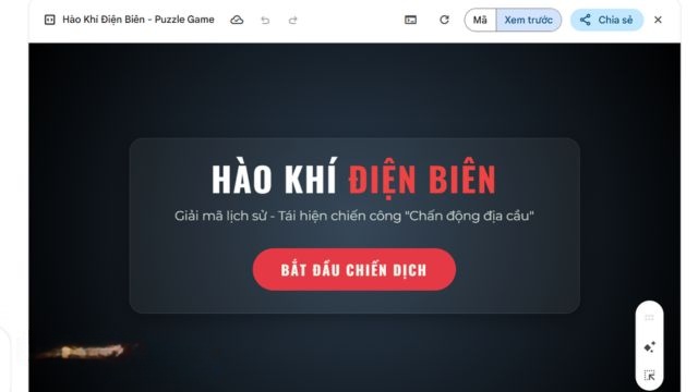 Bắt đầu chơi thử trực tiếp game trên Gemini