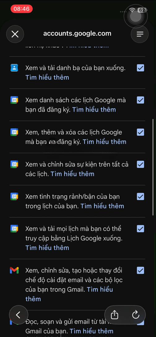 thêm lịch ngày lễ perplexity
