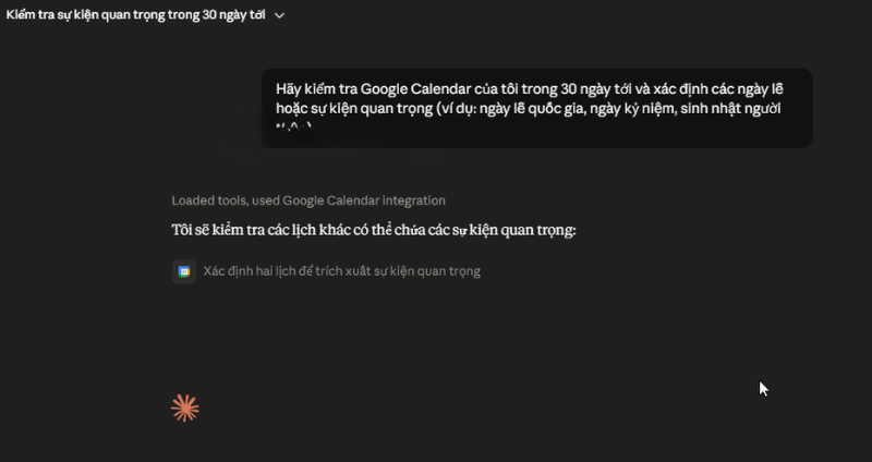 claude calendar google