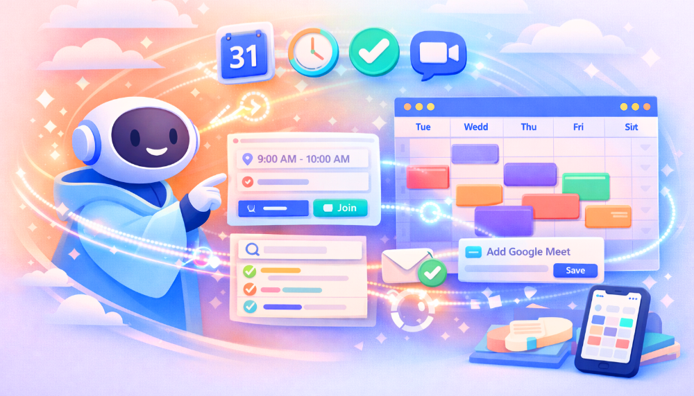 google calendar claude