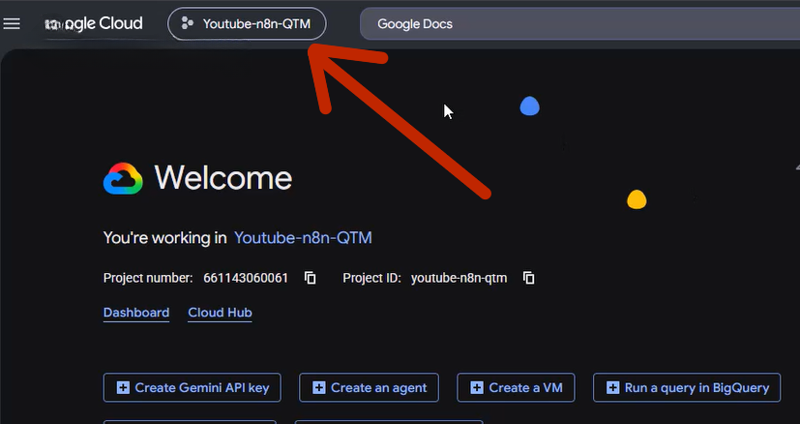 kết nối google docs n8n