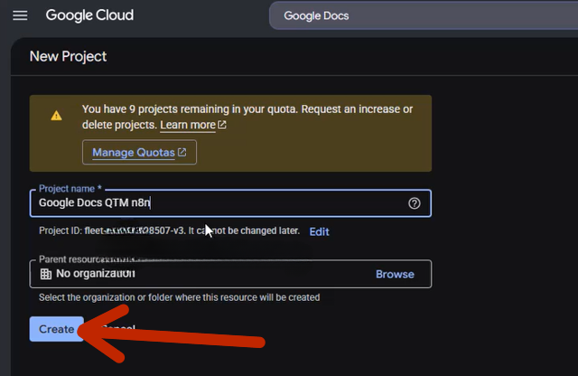 google docs api n8n hướng dẫn