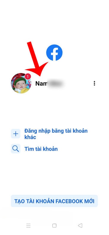 Đăng nhập lại tài khoản